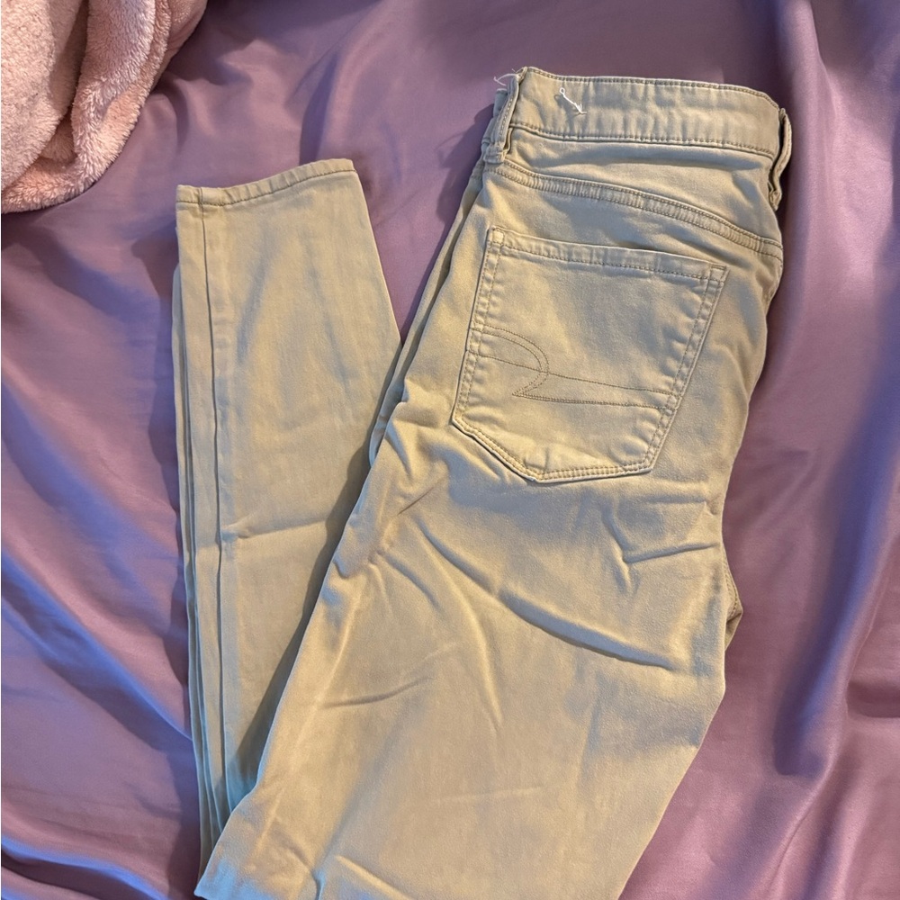 American Eagle Outfitters Tan Skinny Jeans
